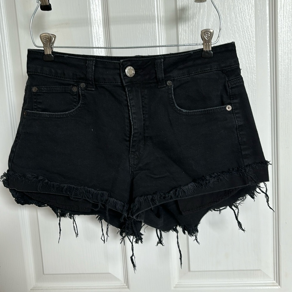 American Eagle Jean Short (black size 10)